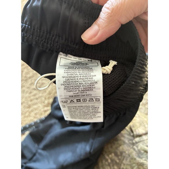 Adidas Cargo Pants Women's XL Black Baggy Streetwear Wide Leg Drawstring Pockets - Picture 8 of 9